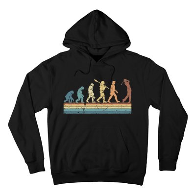 Funny Golf Sports Evolution Of Man Vintage Golfing Hoodie