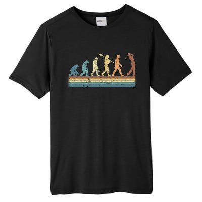 Funny Golf Sports Evolution Of Man Vintage Golfing Tall Fusion ChromaSoft Performance T-Shirt