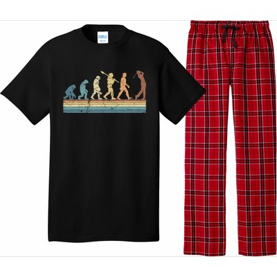 Funny Golf Sports Evolution Of Man Vintage Golfing Pajama Set