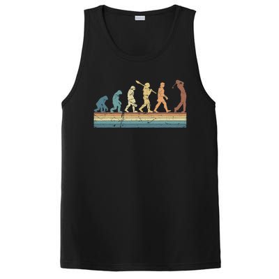 Funny Golf Sports Evolution Of Man Vintage Golfing PosiCharge Competitor Tank