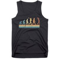 Funny Golf Sports Evolution Of Man Vintage Golfing Tank Top