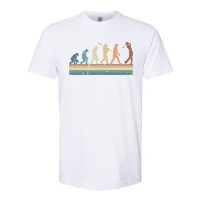 Funny Golf Sports Evolution Of Man Vintage Golfing Softstyle CVC T-Shirt