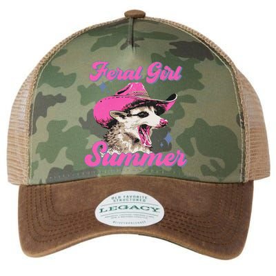 Feral Girl Summer Opossum Legacy Tie Dye Trucker Hat