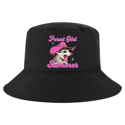 Feral Girl Summer Opossum Cool Comfort Performance Bucket Hat