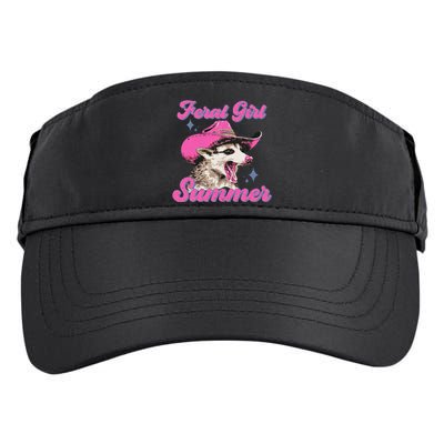 Feral Girl Summer Opossum Adult Drive Performance Visor