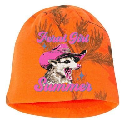 Feral Girl Summer Opossum Kati - Camo Knit Beanie