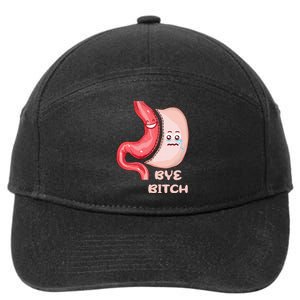 Funny Gastric Sleeve Bariatric Vsg Surgery Gastric Awareness 7-Panel Snapback Hat