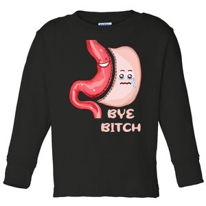 Funny Gastric Sleeve Bariatric Vsg Surgery Gastric Awareness Toddler Long Sleeve Shirt