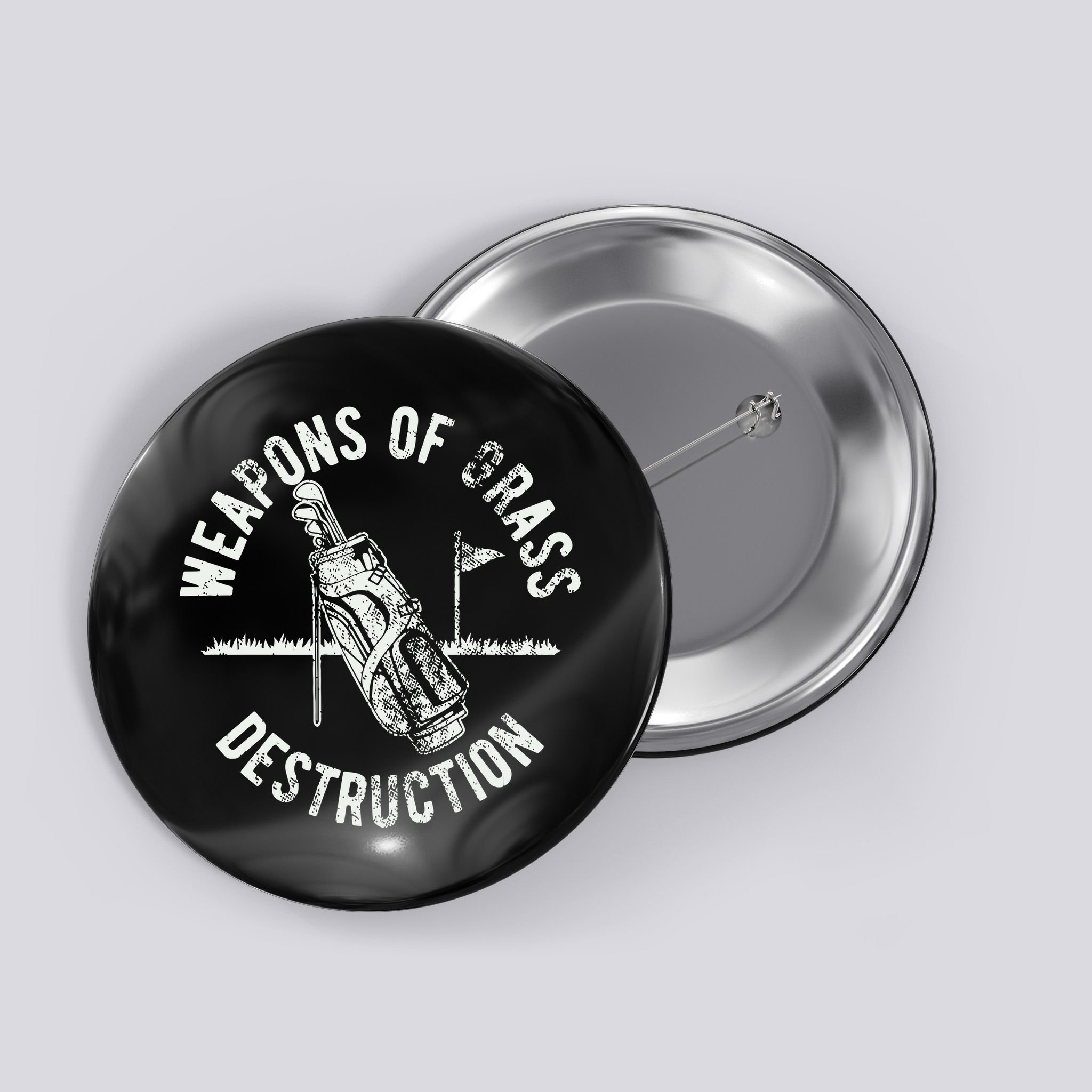 Funny Golf Sports Button