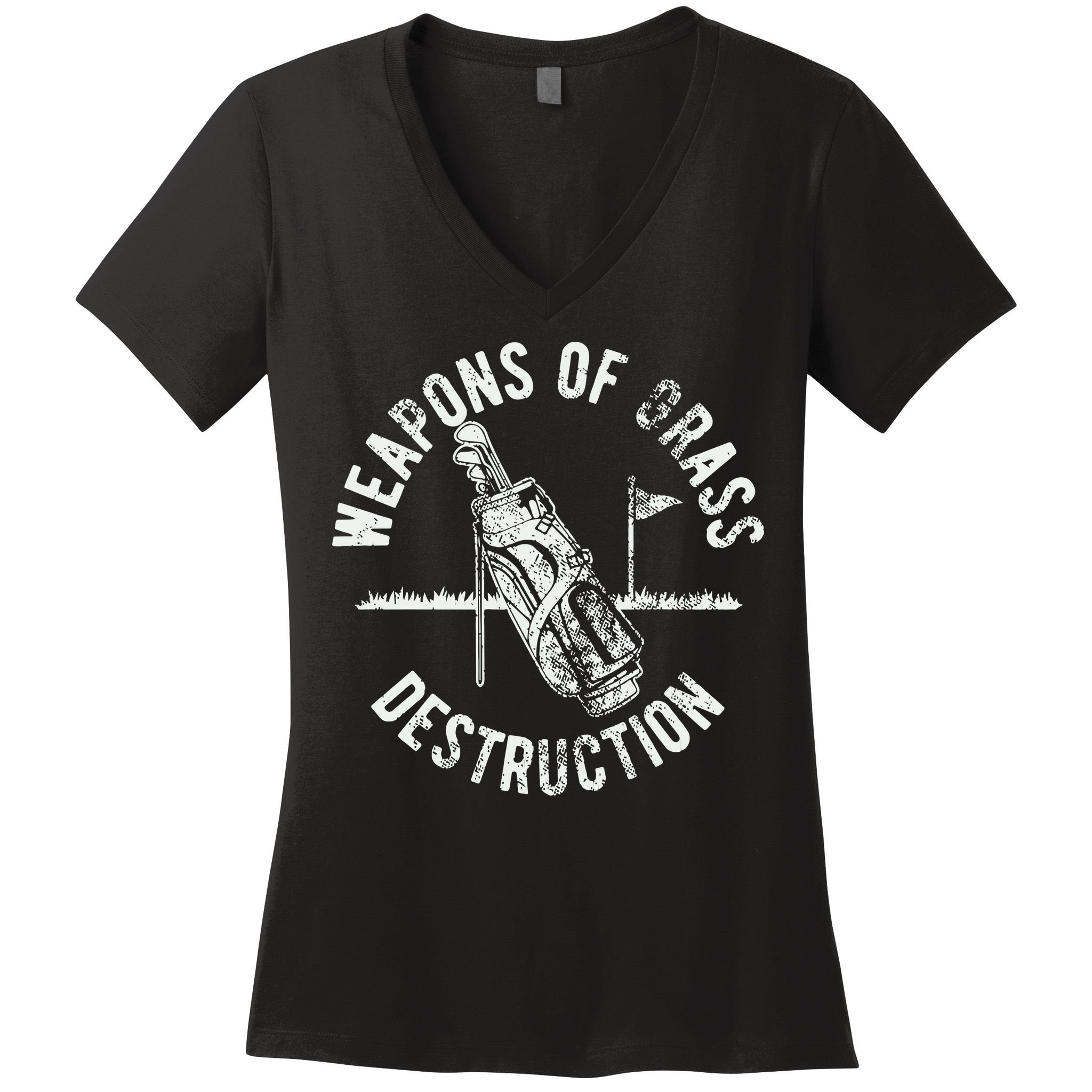 Funny Golf Sports Women's V-Neck T-Shirt