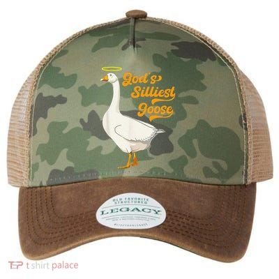 Funny GodS Silliest Goose Funny Legacy Tie Dye Trucker Hat