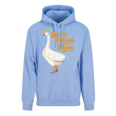 Funny GodS Silliest Goose Funny Unisex Surf Hoodie