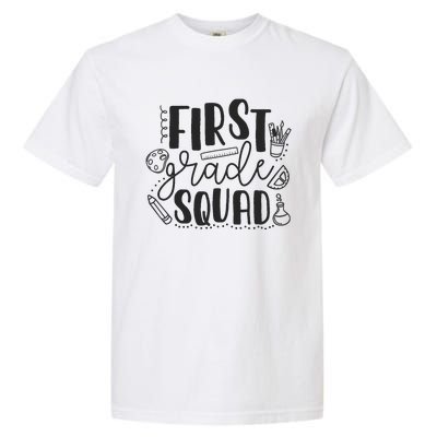 First Grade Squad Teacher Garment-Dyed Heavyweight T-Shirt