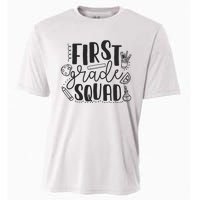 First Grade Squad Teacher Cooling Performance Crew T-Shirt