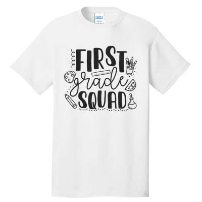 First Grade Squad Teacher Tall T-Shirt