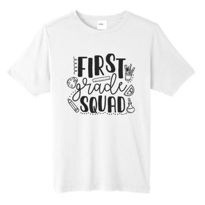 First Grade Squad Teacher Tall Fusion ChromaSoft Performance T-Shirt