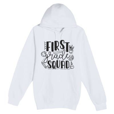 First Grade Squad Teacher Premium Pullover Hoodie