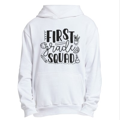 First Grade Squad Teacher Urban Pullover Hoodie