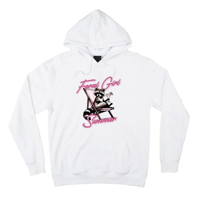 Feral Girl Summer Raccoon Hoodie