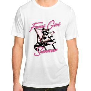 Feral Girl Summer Raccoon Adult ChromaSoft Performance T-Shirt