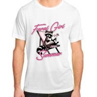 Feral Girl Summer Raccoon Adult ChromaSoft Performance T-Shirt