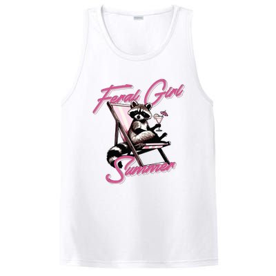 Feral Girl Summer Raccoon PosiCharge Competitor Tank