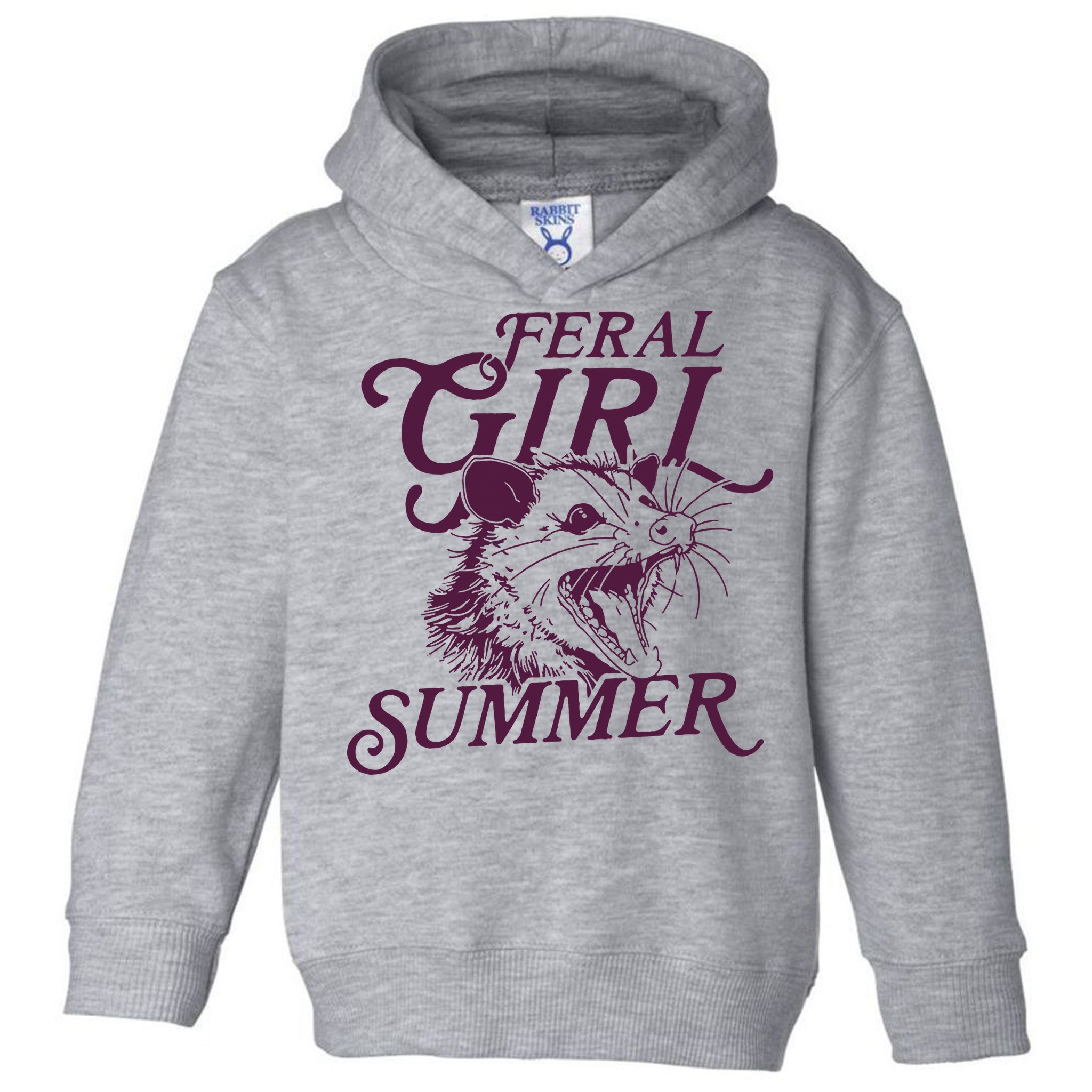 Feral Girl Summer Toddler Hoodie