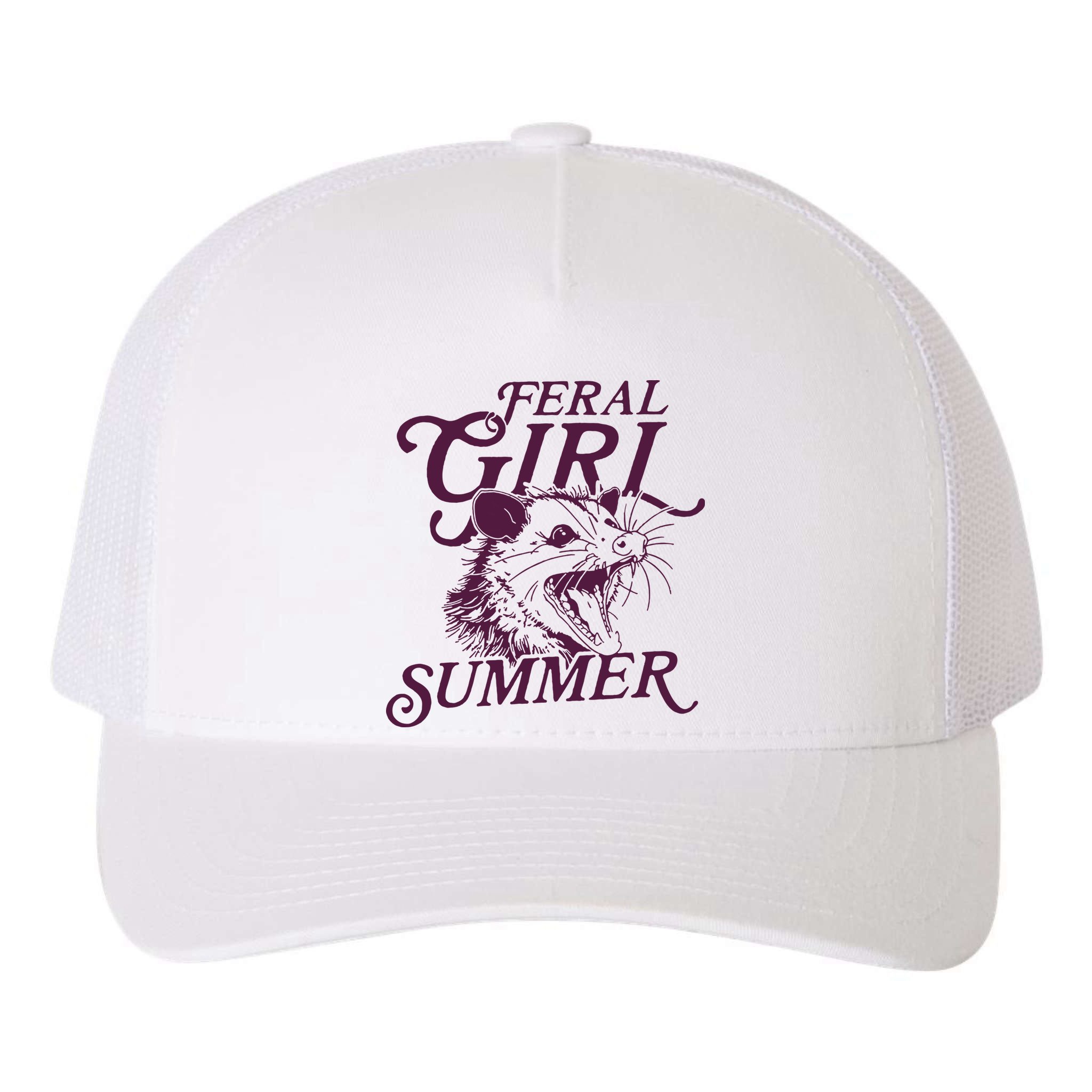 Feral Girl Summer Yupoong Adult 5-Panel Trucker Hat