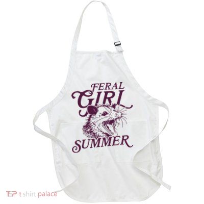 Feral Girl Summer Full-Length Apron With Pockets