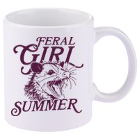Feral Girl Summer 11oz C Handle Ceramic Mug