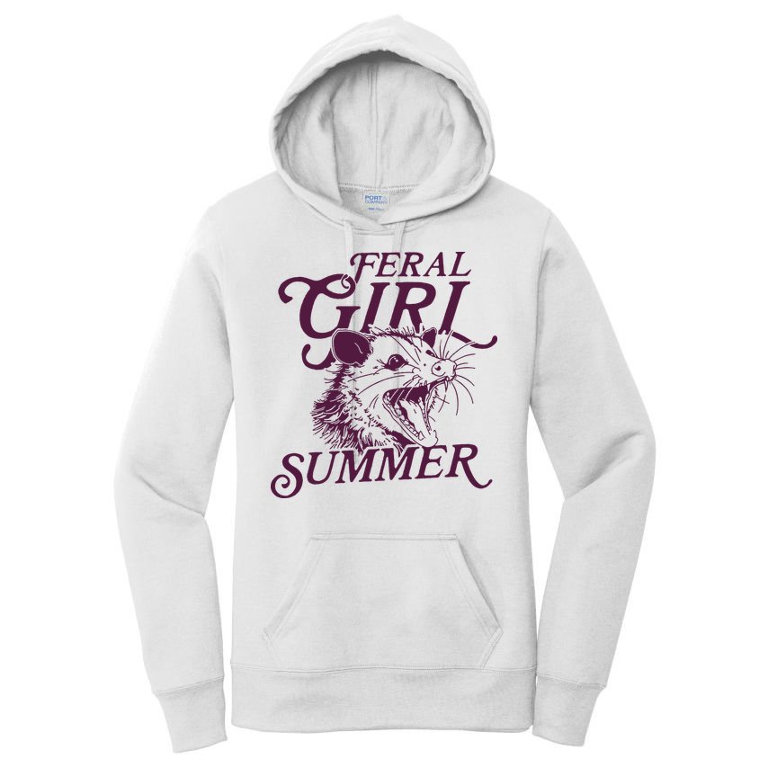 Feral Girl Summer Women's Pullover Hoodie