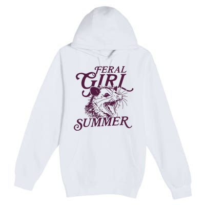 Feral Girl Summer Premium Pullover Hoodie