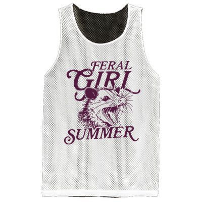 Feral Girl Summer Mesh Reversible Basketball Jersey Tank