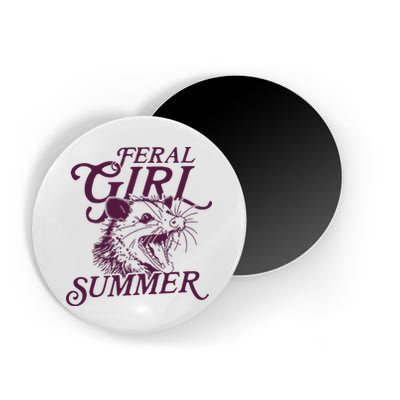 Feral Girl Summer Magnet