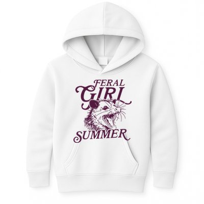 Feral Girl Summer Kids Hoodie