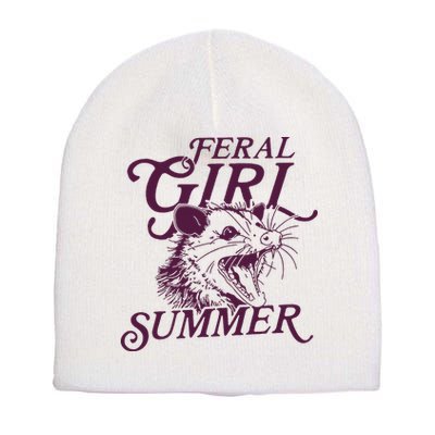 Feral Girl Summer Short Acrylic Beanie