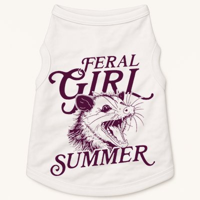 Feral Girl Summer Opossum Doggie Tank