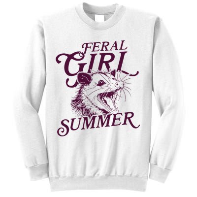 Feral Girl Summer Opossum Sweatshirt
