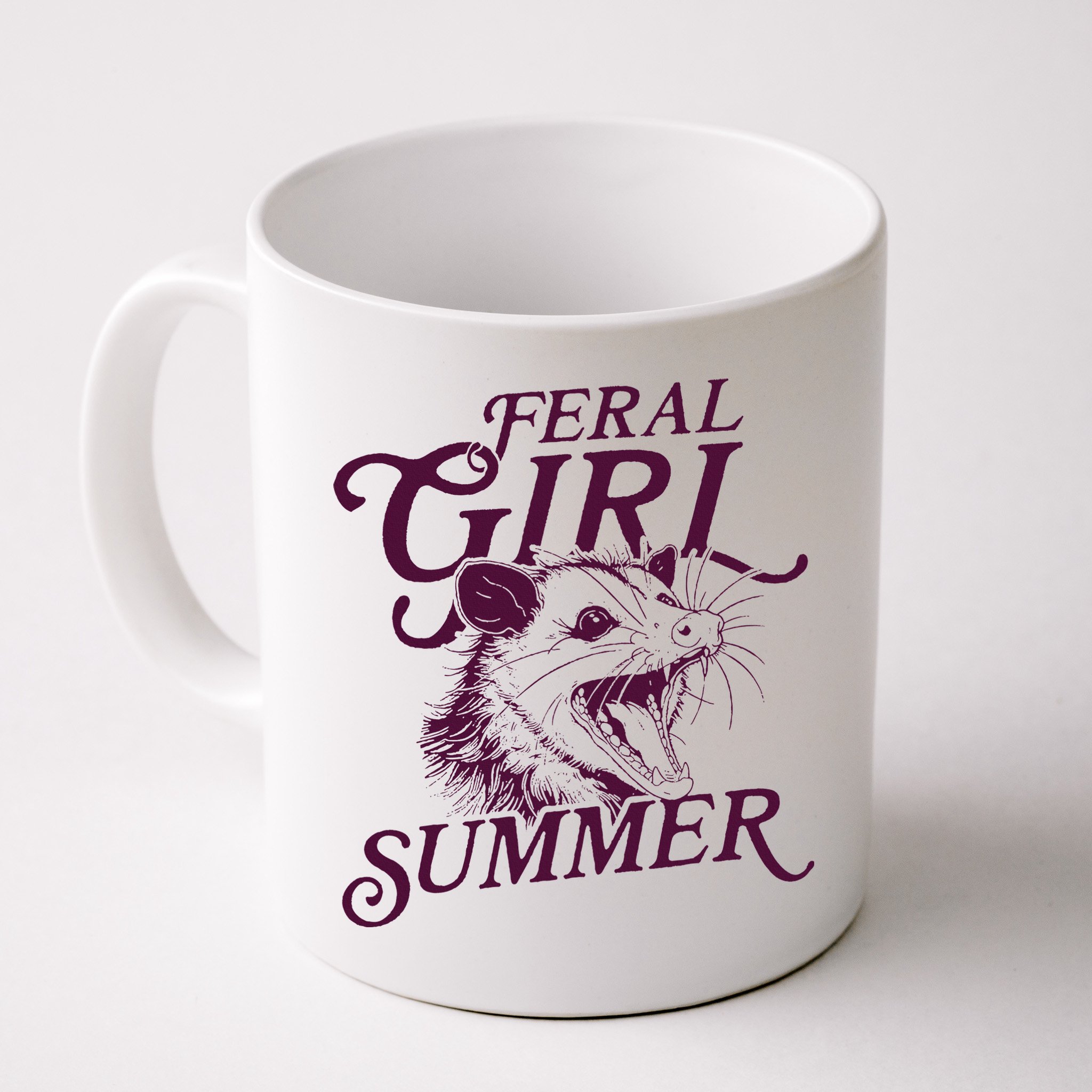 Feral Girl Summer Opossum Mug