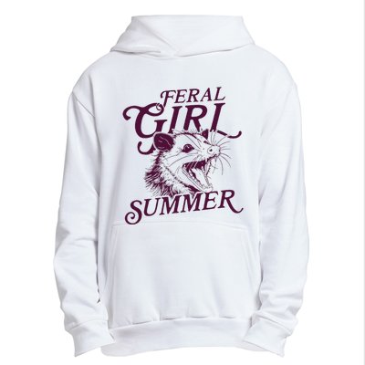 Feral Girl Summer Opossum Urban Pullover Hoodie