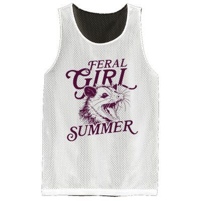 Feral Girl Summer Opossum Mesh Reversible Basketball Jersey Tank