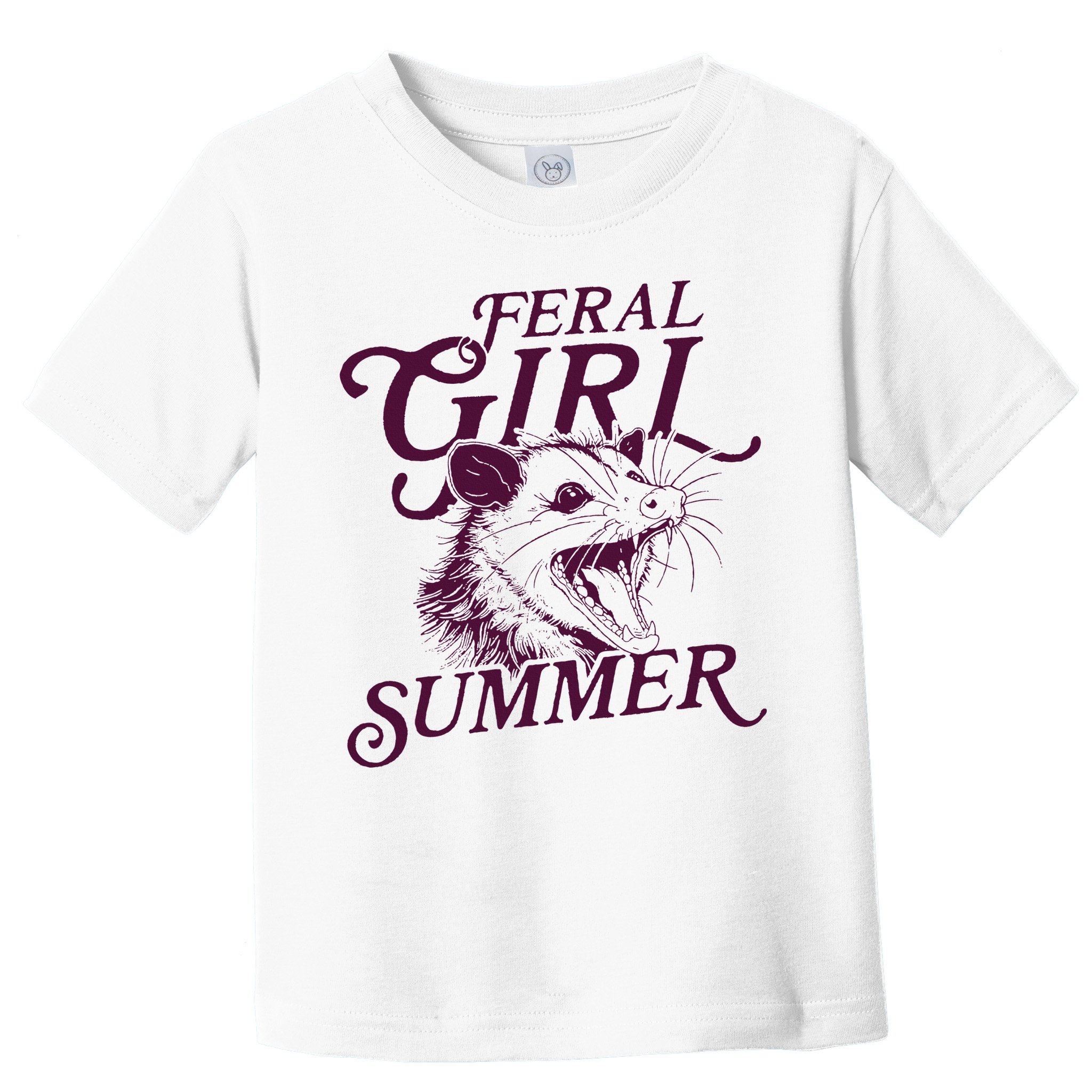 Feral Girl Summer Opossum Toddler T-Shirt