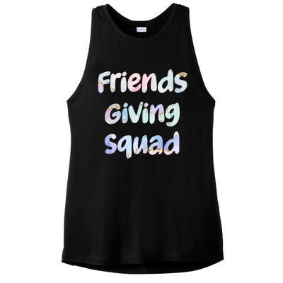 Friends Giving Squad Gift Ladies PosiCharge Tri-Blend Wicking Tank