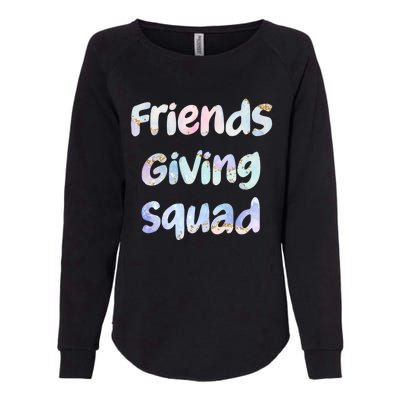 Friends Giving Squad Gift Womens California Wash Sweatshirt