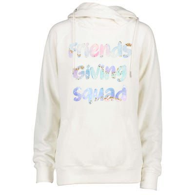 Friends Giving Squad Gift Womens Funnel Neck Pullover Hood