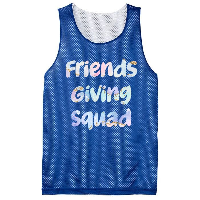 Friends Giving Squad Gift Mesh Reversible Basketball Jersey Tank