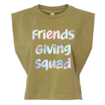 Friends Giving Squad Gift Garment-Dyed Women's Muscle Tee