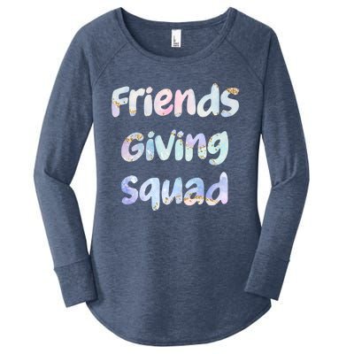 Friends Giving Squad Gift Women's Perfect Tri Tunic Long Sleeve Shirt