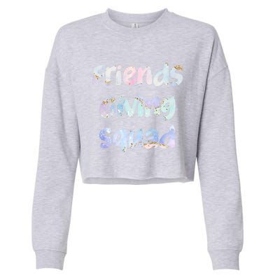 Friends Giving Squad Gift Cropped Pullover Crew