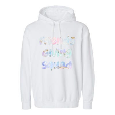 Friends Giving Squad Gift Garment-Dyed Fleece Hoodie